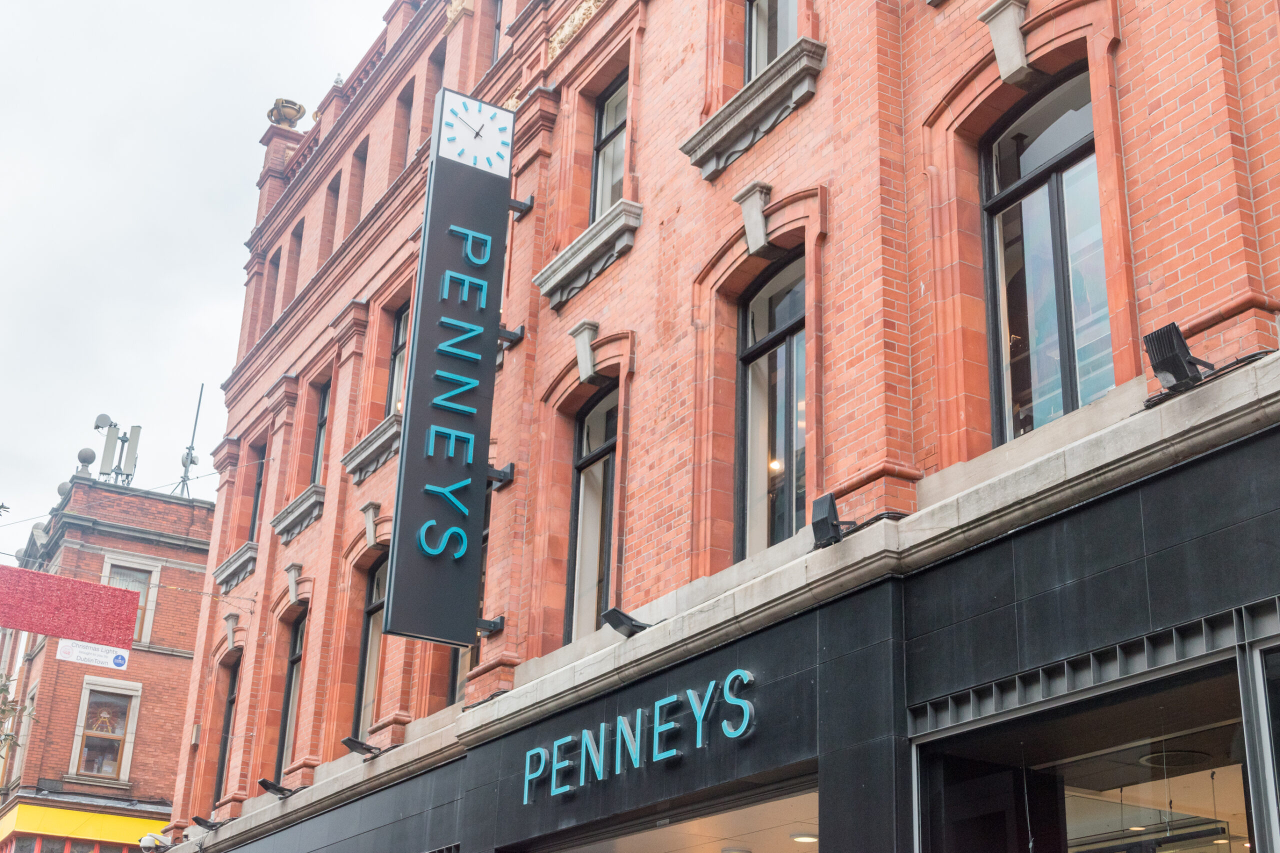 Emblems of Penneys fashion store in Dublin