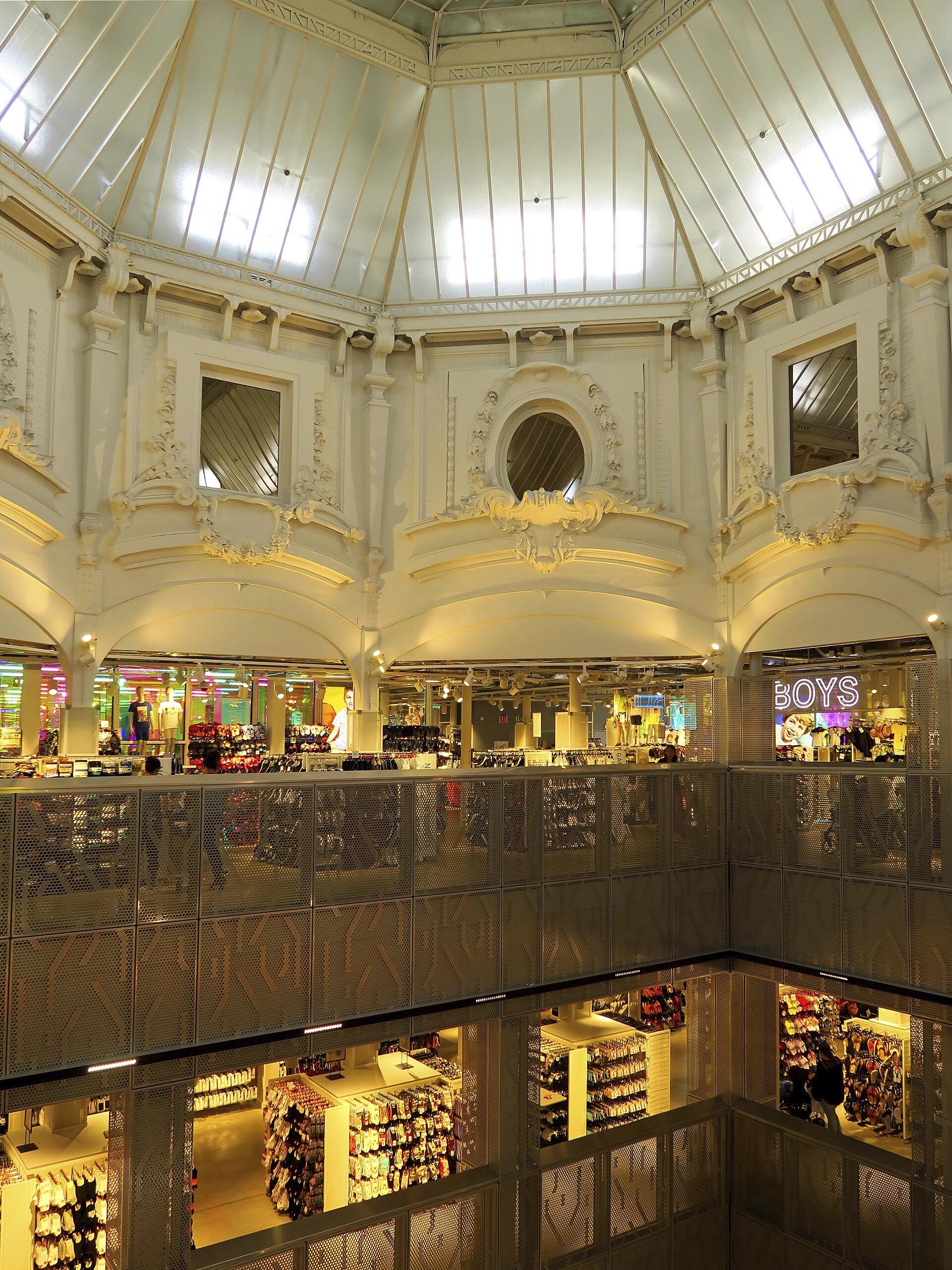 The central atrium at the Primark Flagship store in Toulouse